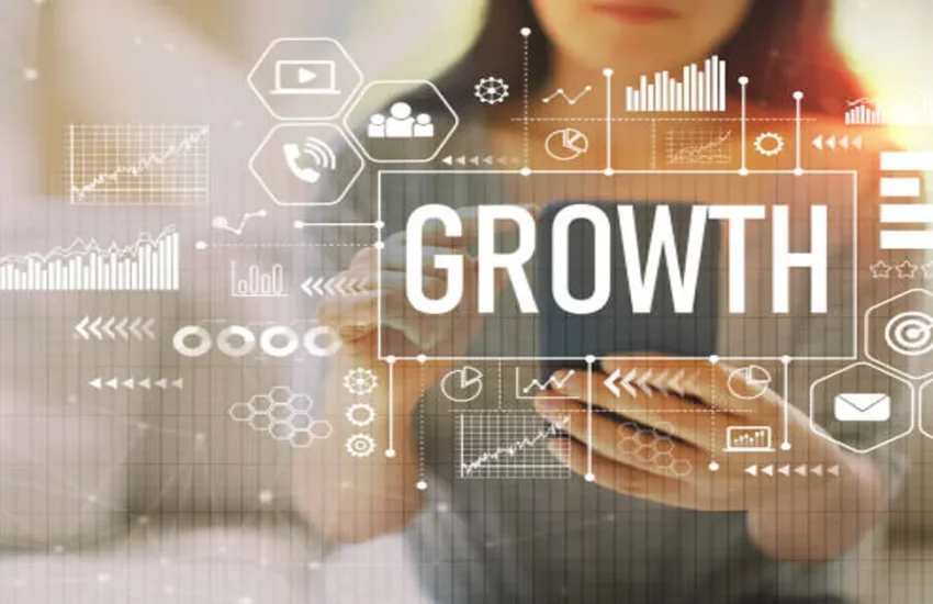 Illustration of the digital growth agency Garage2Global helping businesses expand online, showing strategies for marketing, engagement, and measurable growth.