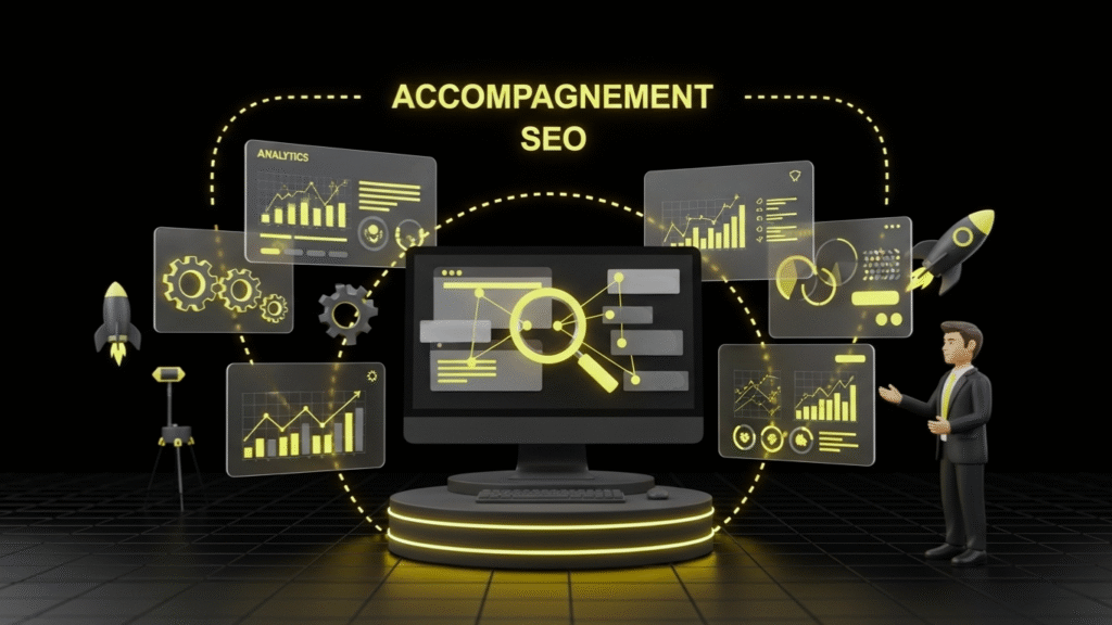 “Expert accompagnement SEO services helping businesses overcome ranking challenges and achieve sustainable online success.