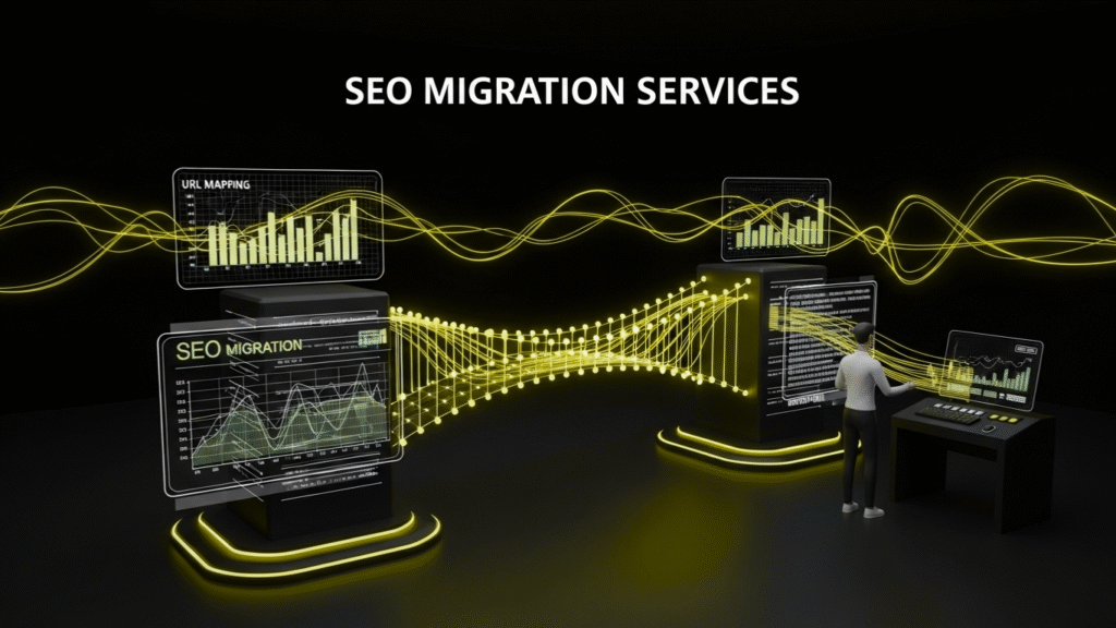 SEO Migration Services ensuring smooth website transitions without losing rankings or traffic.