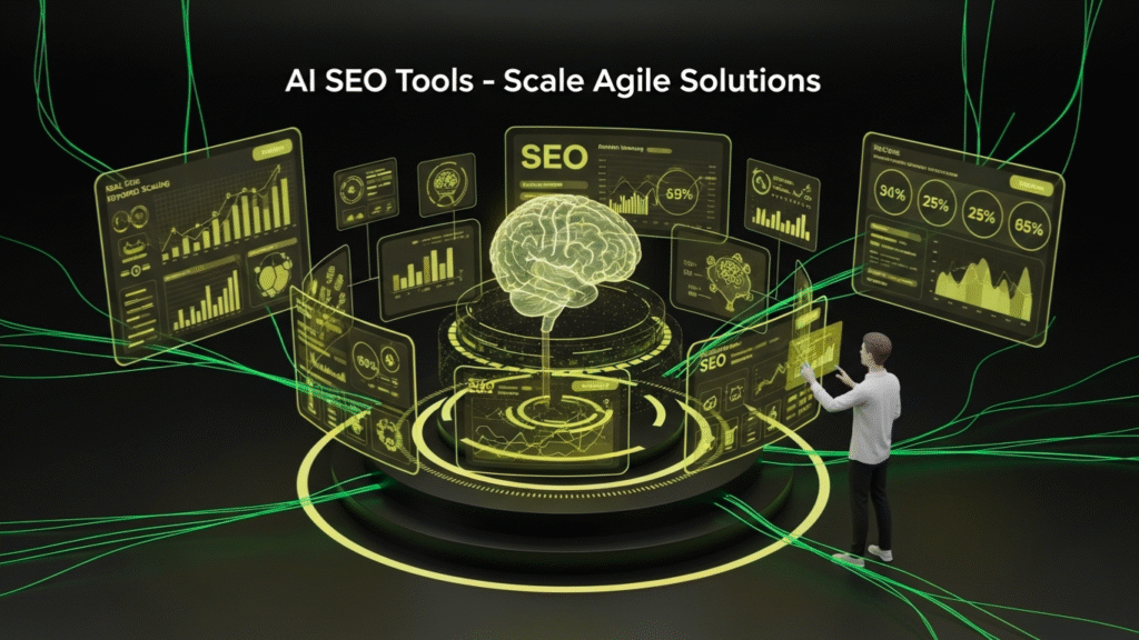 AI SEO Tools Scale Agile Solutions optimizing digital marketing performance with automated insights and scalable strategies.